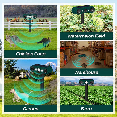 Alarme solaire à détecteur de mouvement pour intérieur et extérieur (RDC)