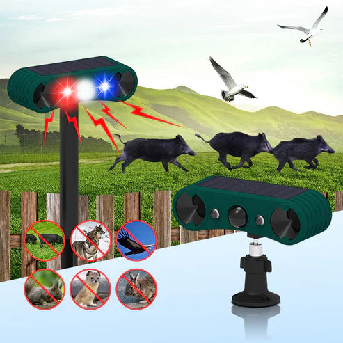 Alarme solaire à détecteur de mouvement pour intérieur et extérieur (RDC)